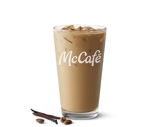 Medium Iced Vanilla Coffee