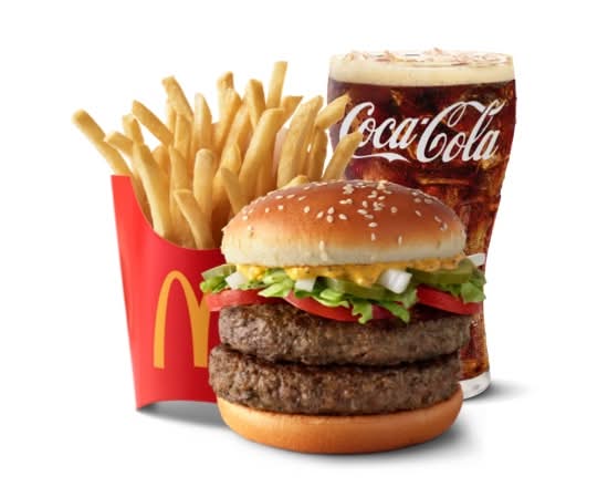Double Homestyle Burger Meal