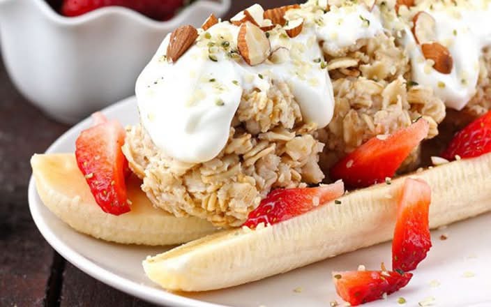 Breakfast Banana Split