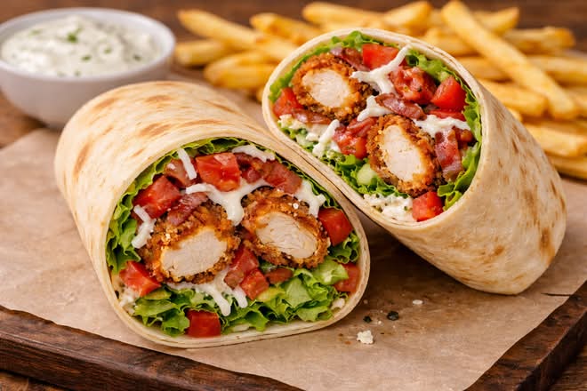 Chicken Bacon Ranch Wrap