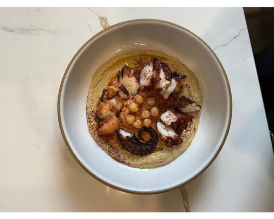 Wood fired octopus