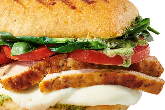 Chicken Caprese Panini