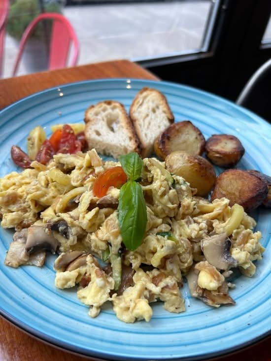 Rustic Scrambled Eggs