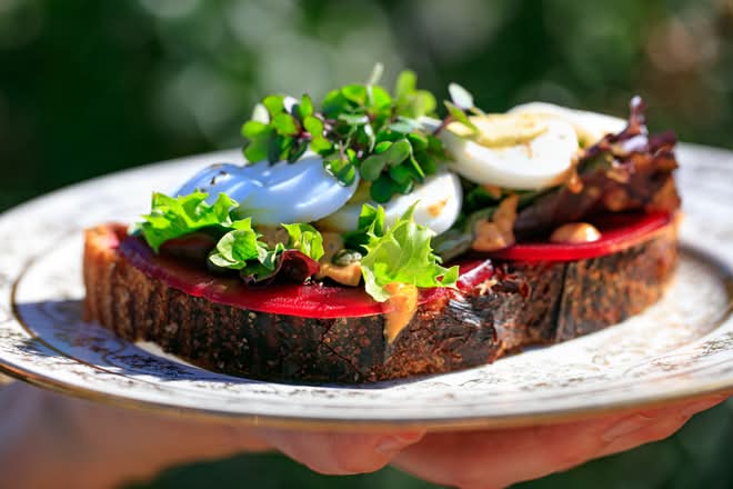 Queen Beet Toast