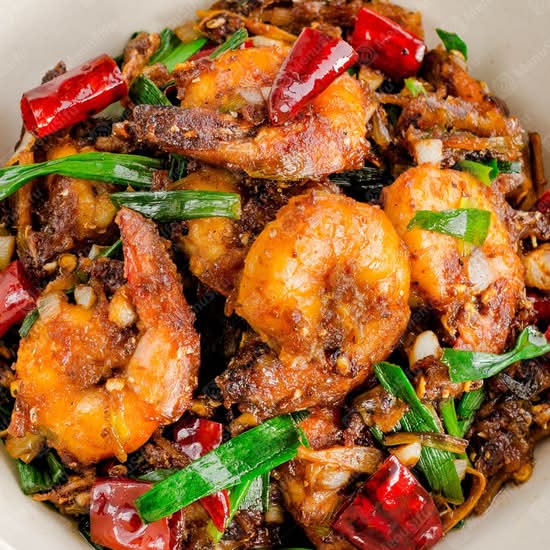 Mongolian jumbo shrimp