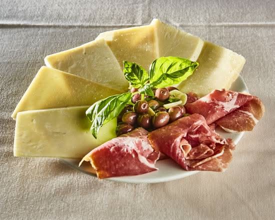 Prosciutto, Olives, and Cheese