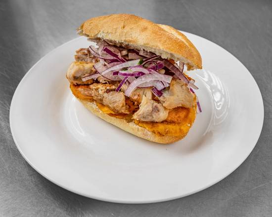 Pan Con Chicharron Sandwich