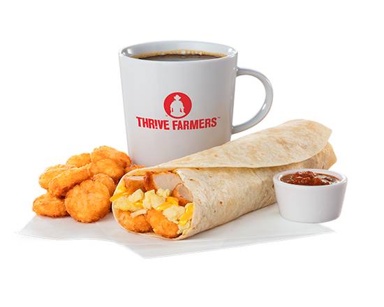 Hash Brown Scramble Burrito Meal