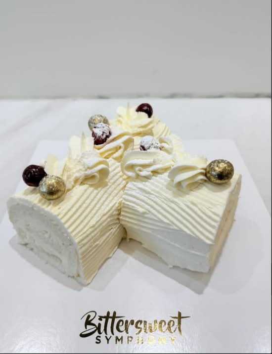 Vanilla Yule log