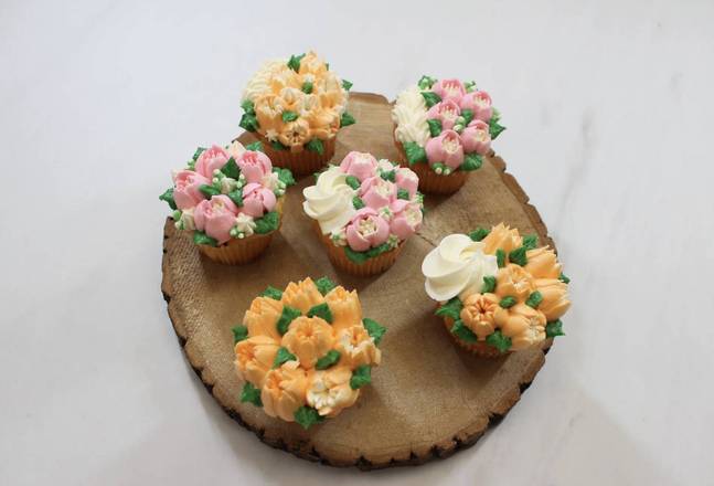 Tulip Garden Cupcakes