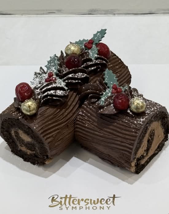 Christmas Chocolate Yule Log ( (Bûche de Noël)