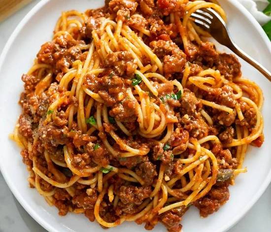 Spaghetti with Meat Sauce Pasta
