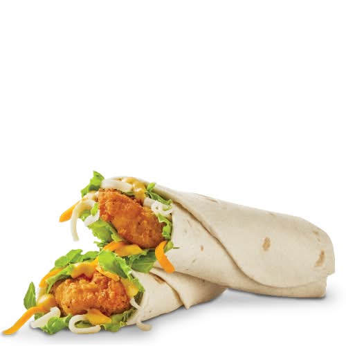 Crispy Creamy Mustard Snack Wraps