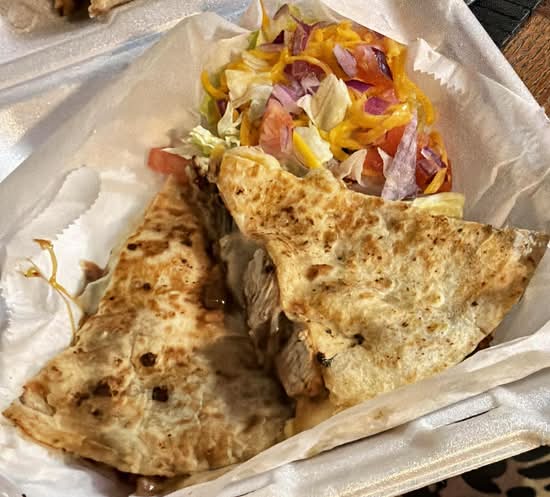 TWO CHEESE CHICKEN QUESADILLA