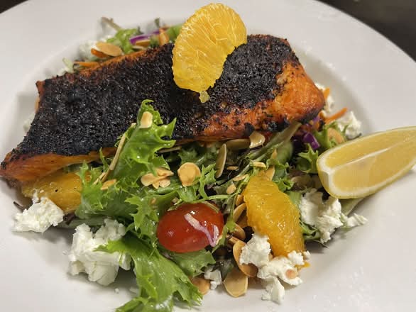 Brown Sugar Salmon Salad