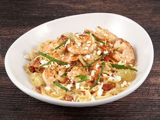 Shrimp and Artichoke Pasta