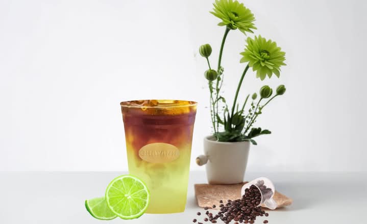 Grapefruit Jasmine Iced Americano