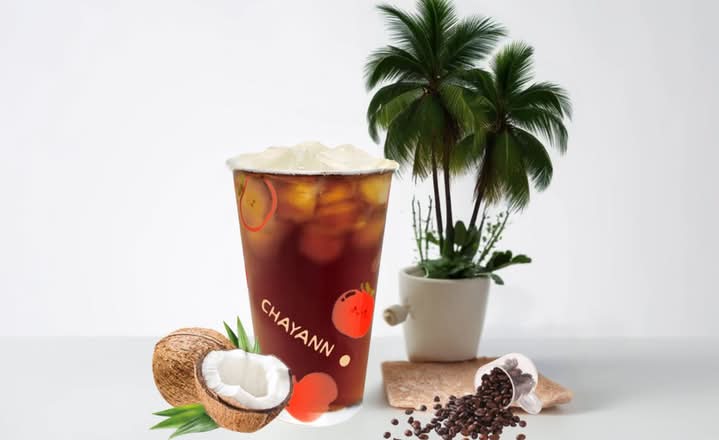 Coconut Jasmine Iced Americano