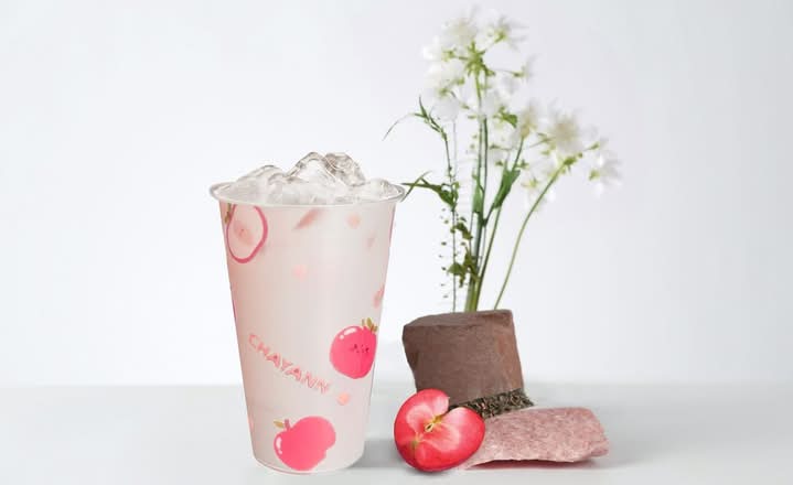 Apple Jasmine Milk Tea