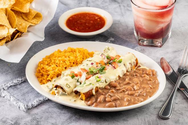 Poblano Chicken Enchiladas