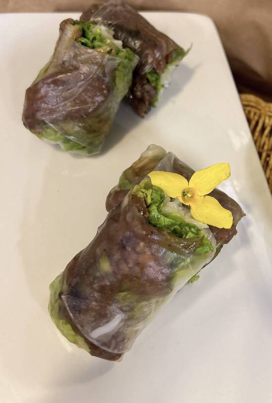Beef Brisket Summer Rolls
