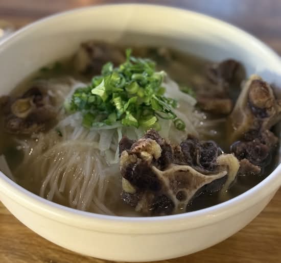 Oxtail noodle soup