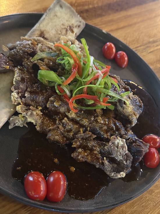 Beef short rib with black pepper sauce