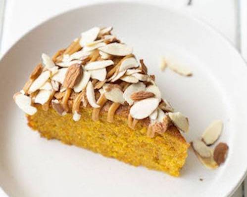 Carrot cake slice