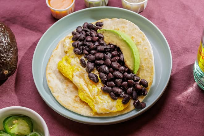 Vegetarian Breakfast Taco