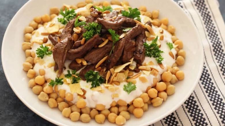 Fatteh with Meat