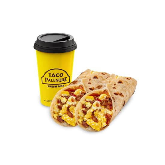2. Bacon & Egg Tacos Combo