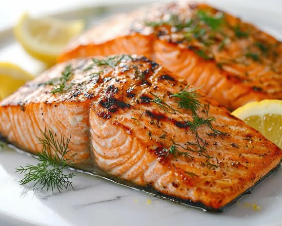 Grilled Salmon Steaks