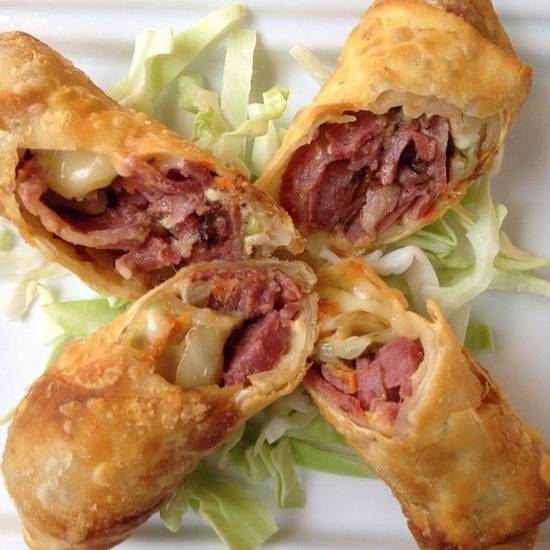 Pastrami Egg Rolls