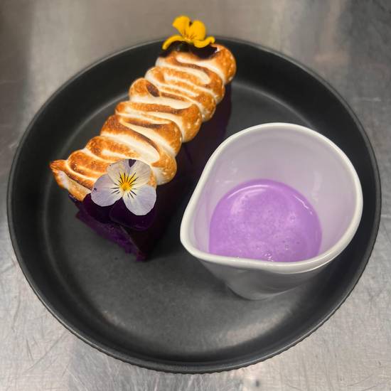 Basque Ube Cheesecake