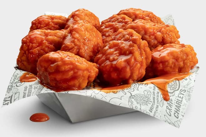 10 PC BONELESS WINGS