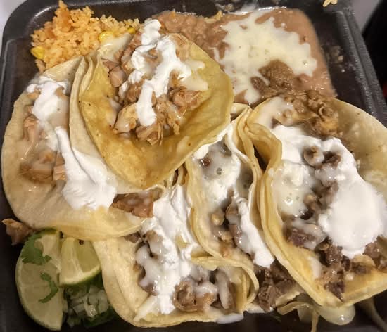 5 Taco Plate