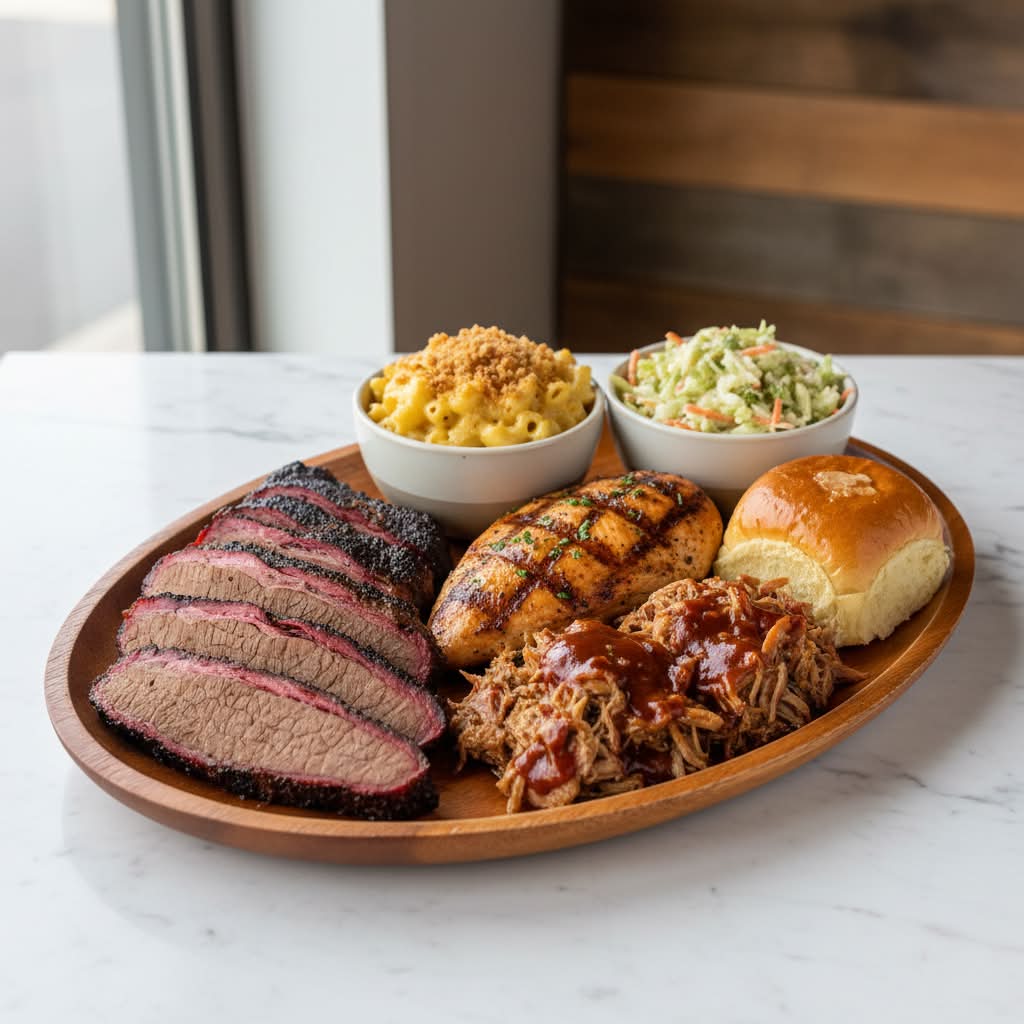 Triple Meat, 2 Sides & Roll