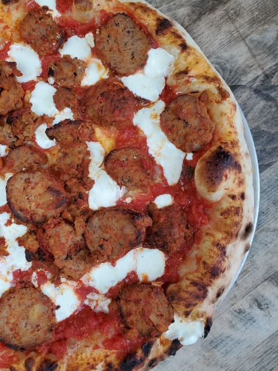 Meatball Pizza