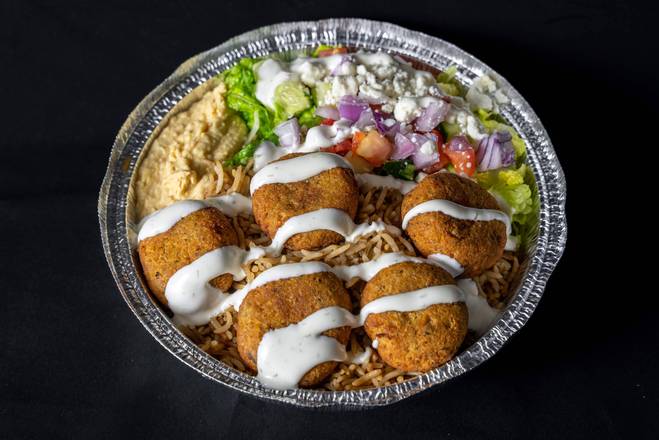 Falafel Over Rice