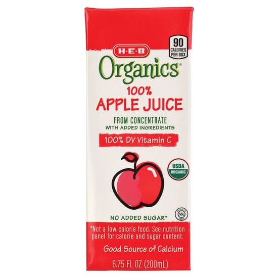 HEB Organic Kids Apple Juice