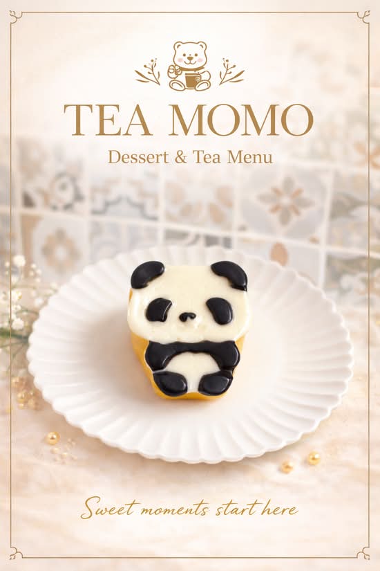 Panda Pudding Cake