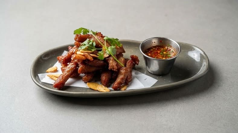 Authentic thai pork jerky