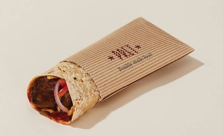 Meatless Meatball Wrap