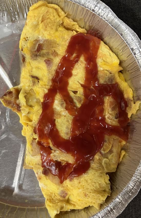 Bacon and Cheese Omelette