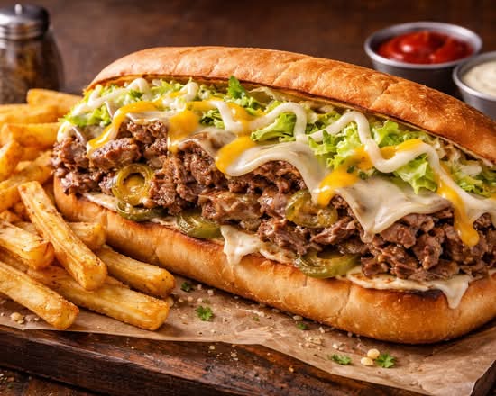 Solo Smash House Beef Cheesesteak