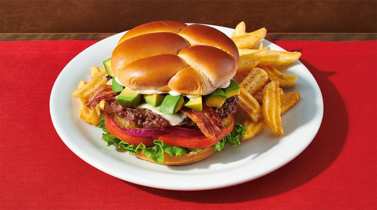 Bacon Avocado Cheeseburger