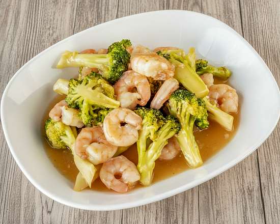 Cantonese Broccoli Shrimp