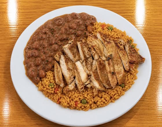 Grilled chicken platter