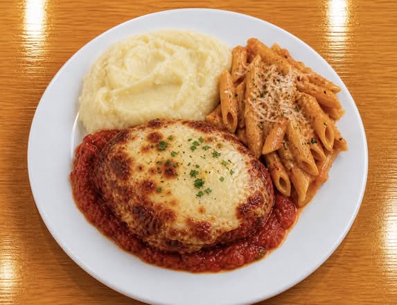 Chicken Parmesan platter