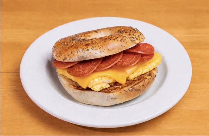Pepperoni egg and cheese